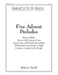 Five Advent Preludes Organ sheet music cover